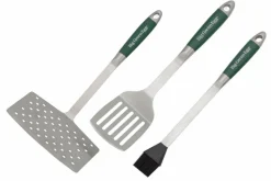 Grillzubehör|Big Green Egg Grillbesteck Set Premium 3 tlg. Grün