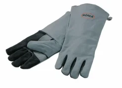 Rösle Zubehör|Grillzubehör-Grillhandschuh Leder Grau