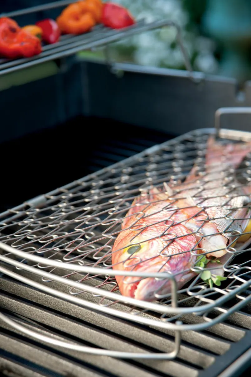 Grillkorb Fisch- und Gemüsehalter groß<Weber Online
