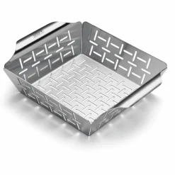 Weber Grills & Grillzubehör|Weber Grillkorb Grillkorb Deluxe Silber