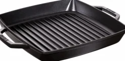STAUB Pfannen-Grillpfanne 28 x 28 cm Schwarz