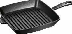 STAUB Pfannen-Grillpfanne American Grill 26 x 26 cm Schwarz