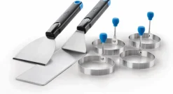 Napoleon Schutzhüllen|Napoleon Grills & Grillzubehör-Grill-Set Frühstücks-Set 7tlg. Silber