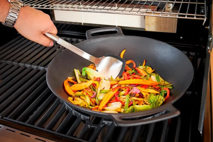 Rösle Grillzubehör-Grill-Wok Vario Schwarz