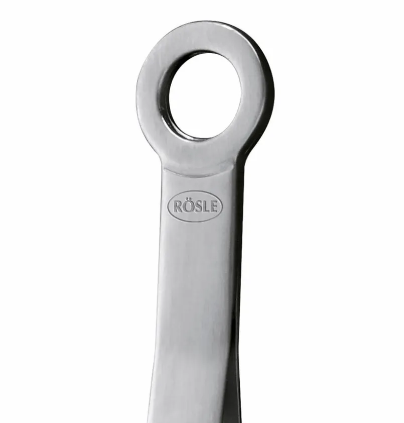 Rösle Grillzubehör-Grillzange Edelstahl 18/10, spitz Silber