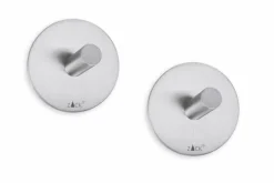 Badzubehör|Zack Handtuchhaken Peco 2er-Set Silber