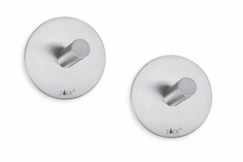 Badzubehör|Zack Handtuchhaken Peco 2er-Set Silber