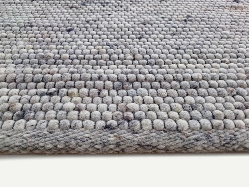 Natur(Look) Teppiche-Handwebteppich Berger II 130 x 190 cm Light Grey