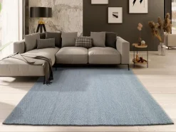 Natur(Look) Teppiche|Musterring Handwebteppich Canyon 200 x 300 cm Grau / Blau