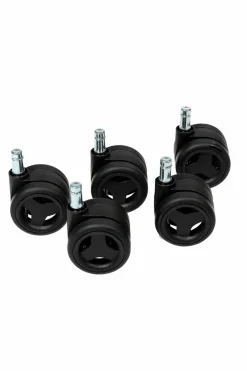TopStar Bürostühle-Hartbodenrollen 5er Set Schwarz