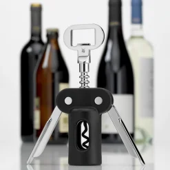 WMF Bar- & Weinzubehör-Hebelkorkenzieher Clever & More 20 cm Schwarz