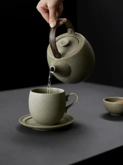 Kaffee & Tee|ASA Selection Henkelbecher Nesuto 400 ml Grün