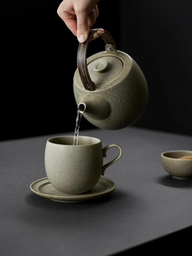 Kaffee & Tee|ASA Selection Henkelbecher Nesuto 400 ml Grün