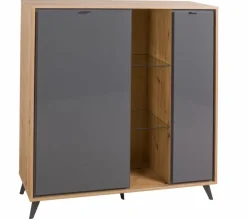 Composad Kommoden-Highboard Cornice Grau