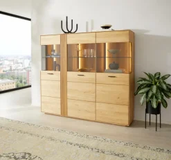 Kommoden|CASEDO Highboard Cordoba Eiche