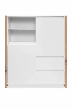 Kommoden-Highboard Denver Weiß