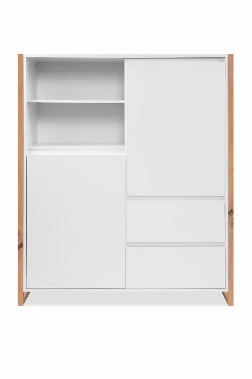 Kommoden-Highboard Denver Weiß
