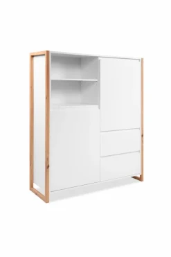Kommoden-Highboard Denver Weiß
