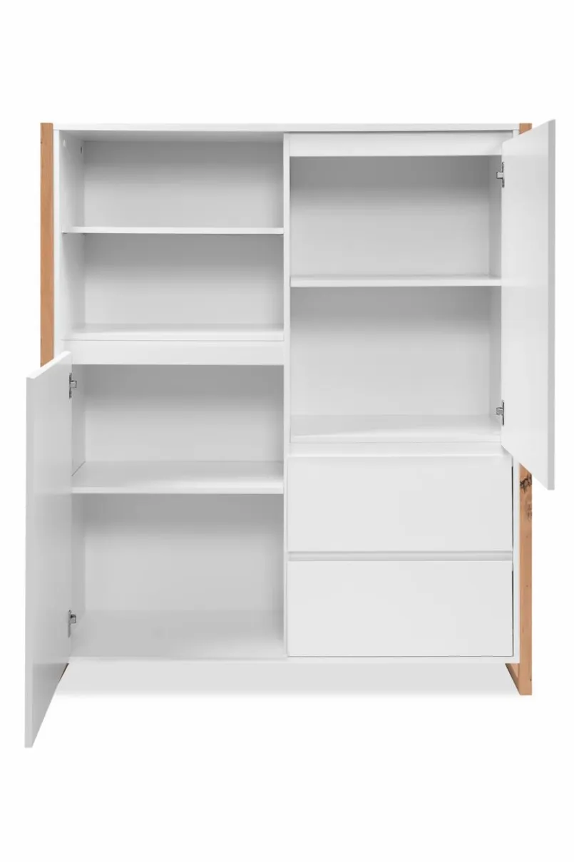 Kommoden-Highboard Denver Weiß