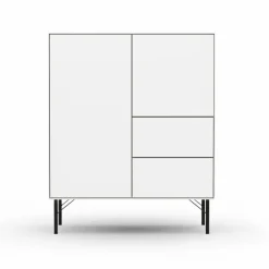 RAUM.FREUNDE Kommoden-Highboard Edge Weiß