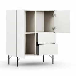 RAUM.FREUNDE Kommoden-Highboard Edge Weiß
