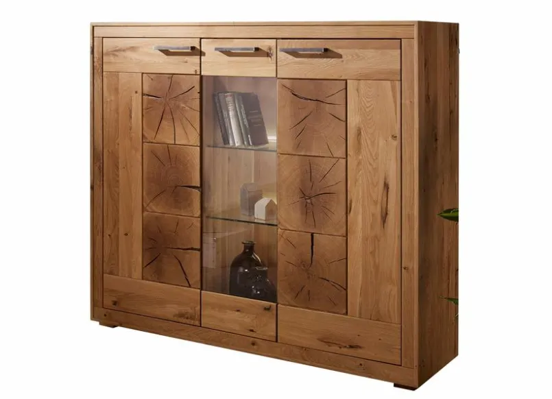 G+K Kommoden|Kommoden-Highboard Fort Worth Wildeiche