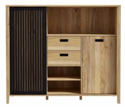 FORTE Kommoden|Kommoden-Highboard Jytana Eiche