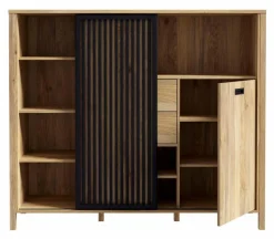 FORTE Kommoden|Kommoden-Highboard Jytana Eiche