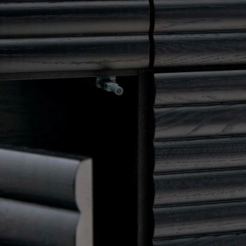 Kave Home Kommoden-Highboard Lenon Schwarz