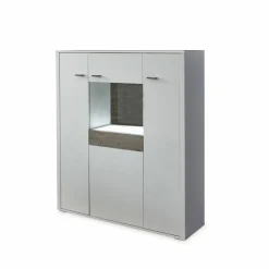IDEAL Wohnen Kommoden-Highboard Manchester Weiß