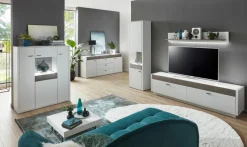 IDEAL Wohnen Kommoden-Highboard Manchester Weiß
