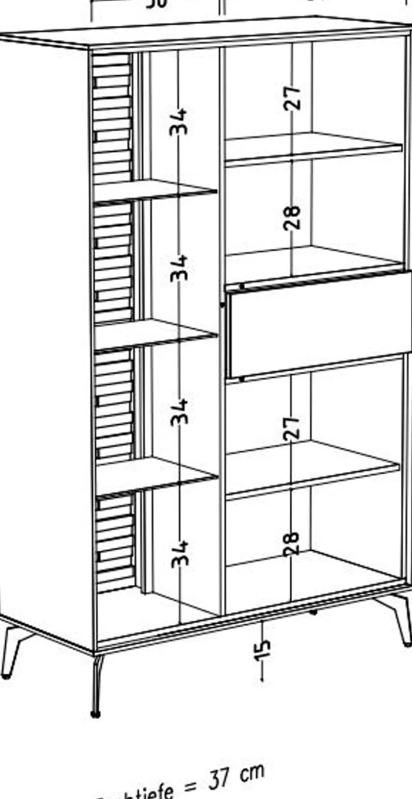 Highboard Meran<Mäusbacher Online