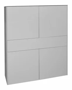 Kommoden|Kommoden|Mäusbacher Highboard Monza Kreidegrau