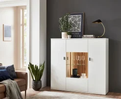 Kommoden|IDEAL Wohnen Highboard Morella Weiß