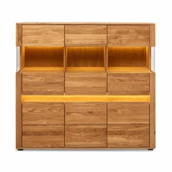 Kommoden|Kommoden-Highboard Porto Eiche Natur
