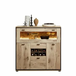 Kommoden|Kommoden|Wohnconcept Highboard Ruben Eiche