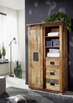 Kommoden|G+K Highboard Ruston Antik