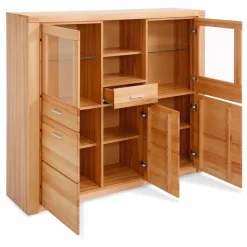 Kommoden|Kommoden|Elfo Highboard Tabea Kernbuche