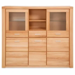 Kommoden|Kommoden|Elfo Highboard Tabea Kernbuche