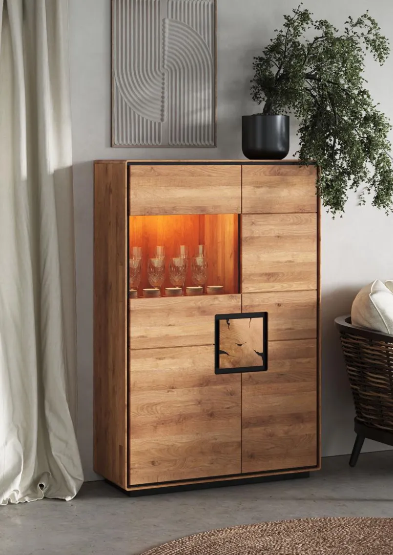 G+K Kommoden-Highboard Toronto Wildeiche geölt