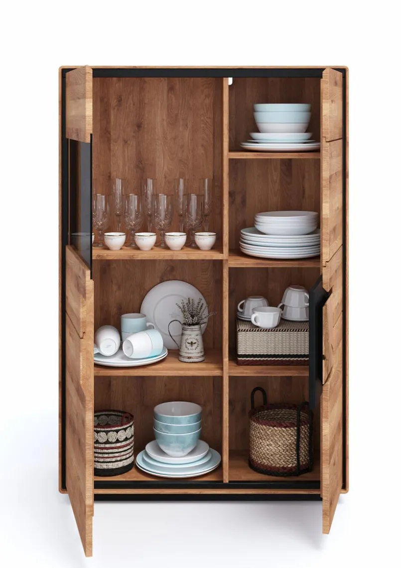G+K Kommoden-Highboard Toronto Wildeiche geölt