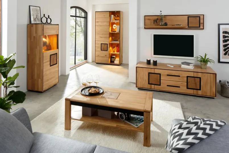 G+K Kommoden-Highboard Toronto Wildeiche geölt