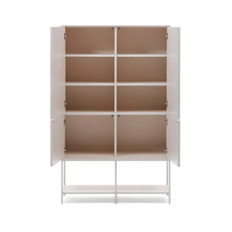 Kommoden|Kommoden|Kave Home Highboard Vedrana Weiß