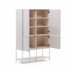 Kommoden|Kommoden|Kave Home Highboard Vedrana Weiß