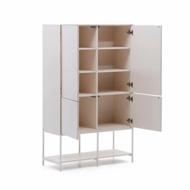 Kommoden|Kommoden|Kave Home Highboard Vedrana Weiß
