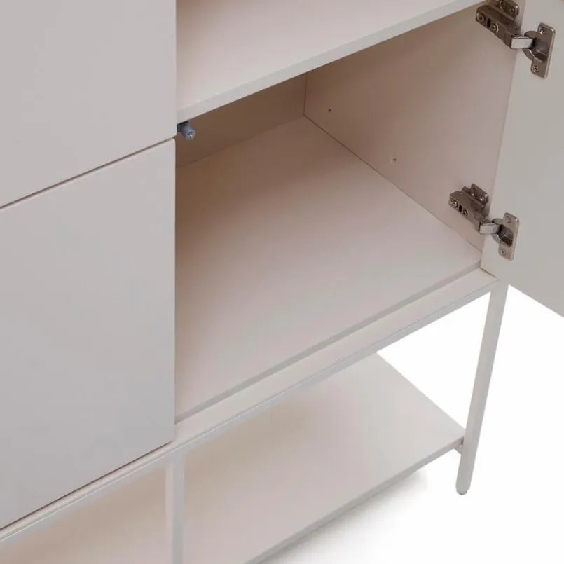 Kommoden|Kommoden|Kave Home Highboard Vedrana Weiß
