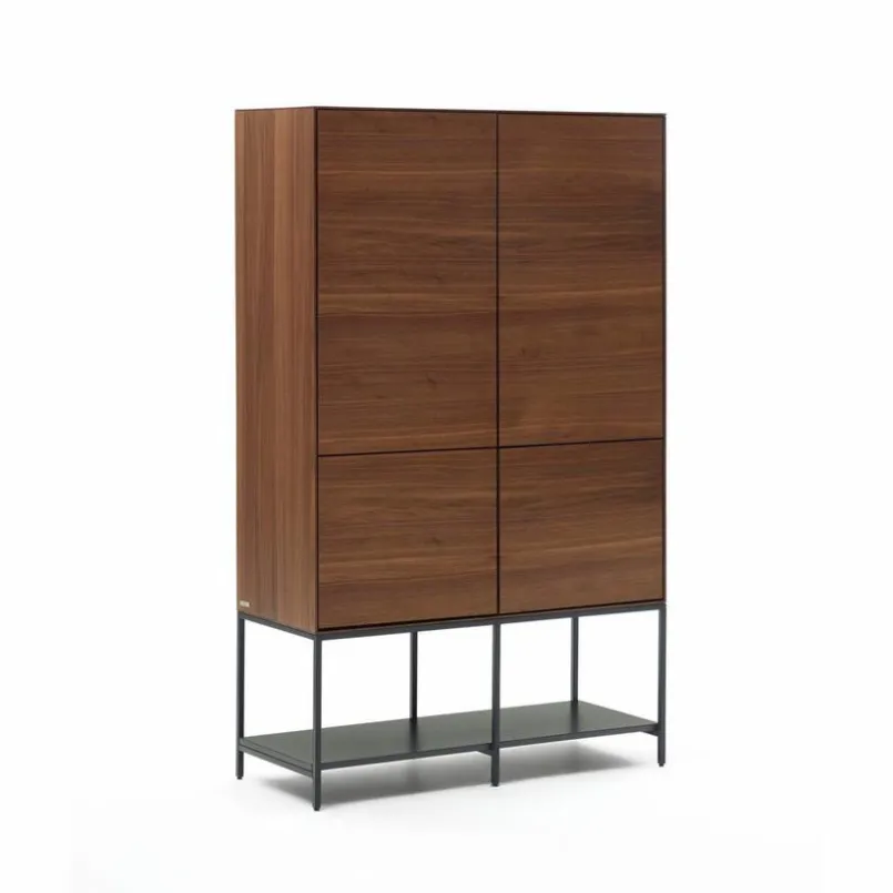 Kave Home Kommoden|Kommoden-Highboard Verdrana Nussbaum