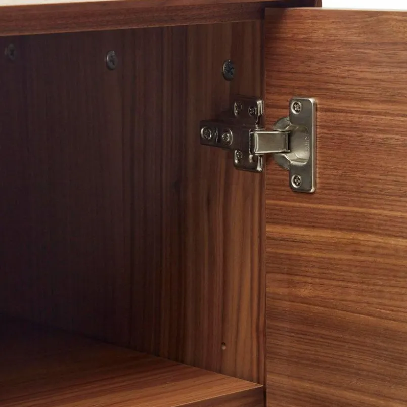 Kave Home Kommoden|Kommoden-Highboard Verdrana Nussbaum