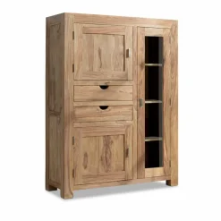 WOLFMÖBEL Kommoden|Kommoden-Highboard Yoga Braun