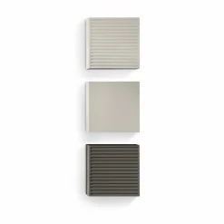 Badschränke| Hängeschrank-Kombination Pixel 03 Weiß / Grau